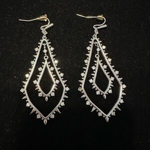 Kendra Scott Silver Drop Earrings